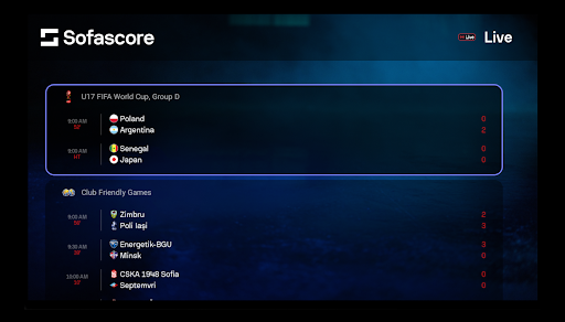 Sofascore: Live Sports Scores screenshot
