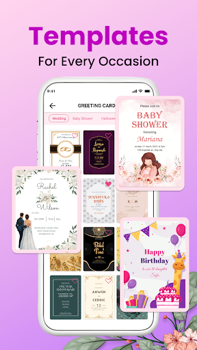 Invitation Maker - Card Design screenshot