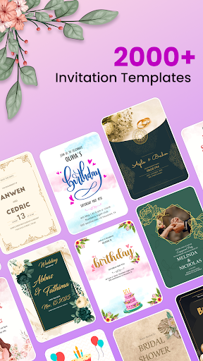 Invitation Maker - Card Design screenshot
