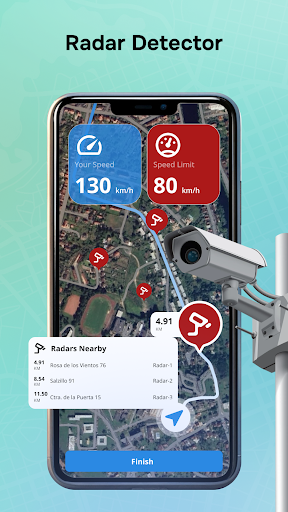 Map Drive - Radar, Speedometer screenshot