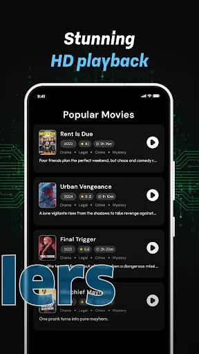 Movies Drama & TV series: Info screenshot