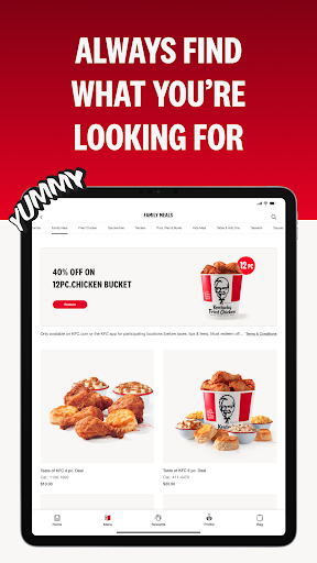 KFC US - Ordering App screenshot