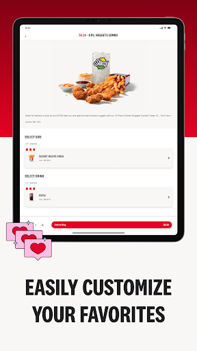 KFC US - Ordering App screenshot