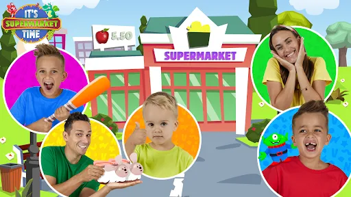 Vlad & Niki Supermarket game screenshot