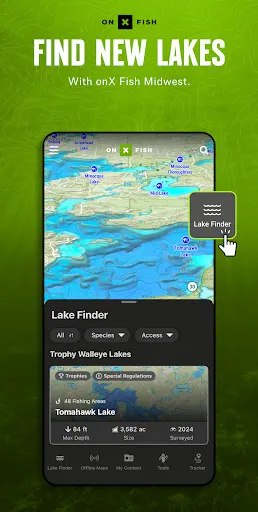 onX Fish: Midwest Fishing App screenshot