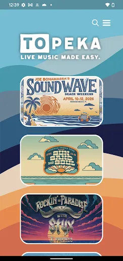 Topeka Music Vacations screenshot