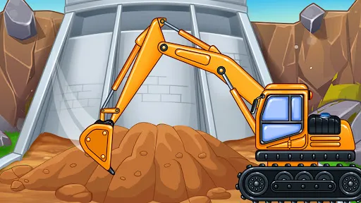 Construction Truck Kids Games screenshot