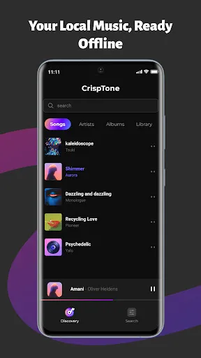 CrispTone: Offline Music screenshot