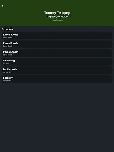 Camp Raven Knob Passport screenshot