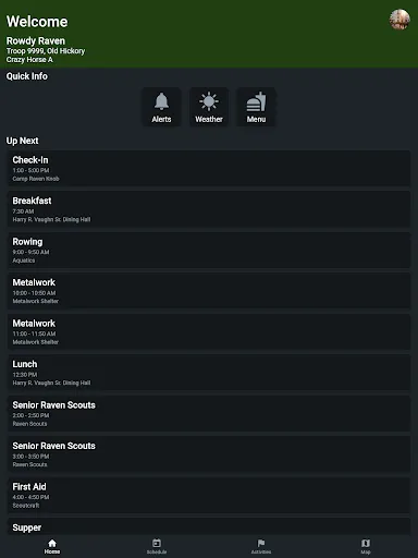 Camp Raven Knob Passport screenshot