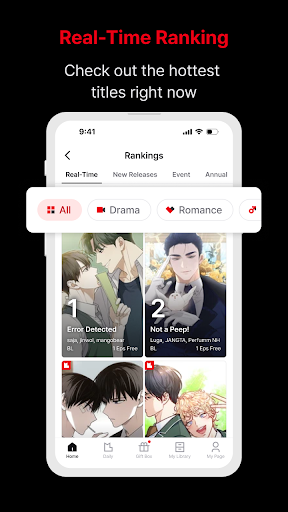 Lezhin Comics - Daily Releases screenshot