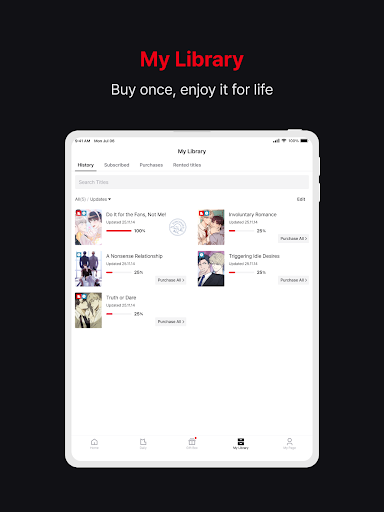 Lezhin Comics - Daily Releases screenshot