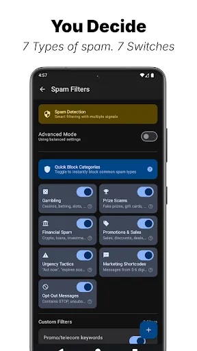 Stop Spam Texts - ZenSMS screenshot
