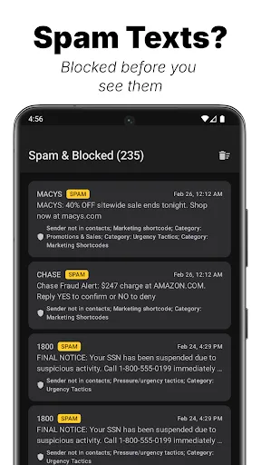 Stop Spam Texts - ZenSMS screenshot