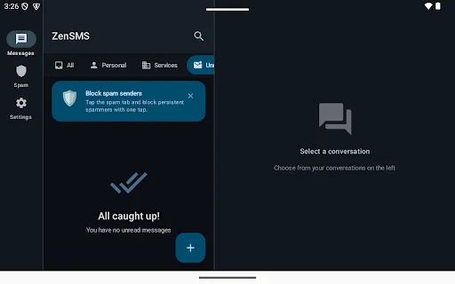 Stop Spam Texts - ZenSMS screenshot