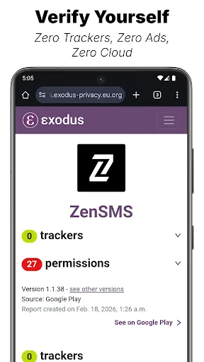 Stop Spam Texts - ZenSMS screenshot