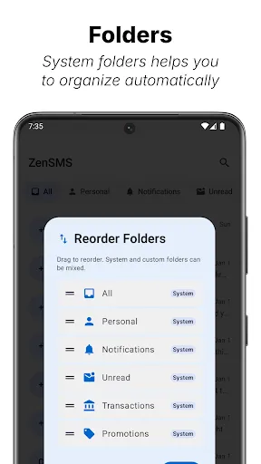 Stop Spam Texts - ZenSMS screenshot