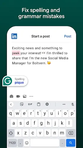 Grammarly-AI Writing Assistant screenshot