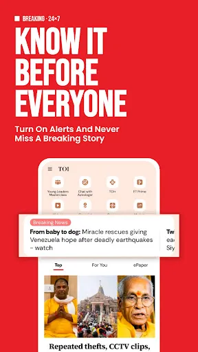 TOI Breaking News App & ePaper screenshot