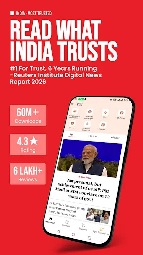 TOI Breaking News App & ePaper screenshot