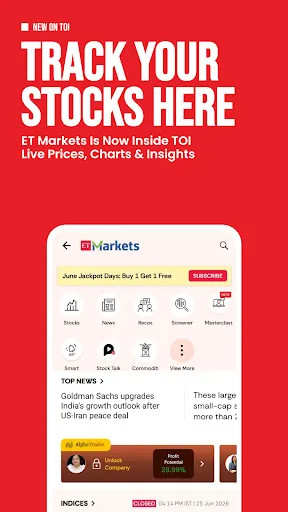 TOI Breaking News App & ePaper screenshot