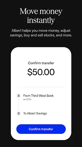 Albert: Budgeting and Banking screenshot