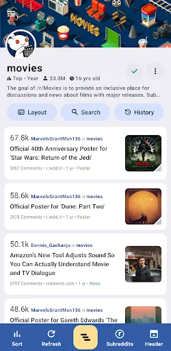 Relay for reddit screenshot
