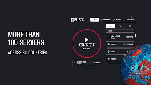 HiroVPN: super-fast VPN screenshot