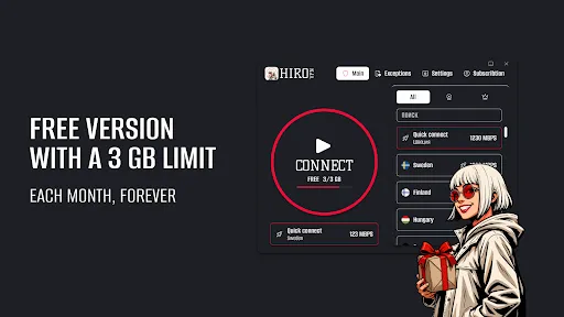 HiroVPN: super-fast VPN screenshot