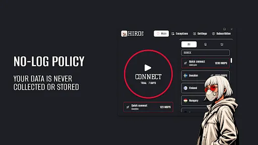 HiroVPN: super-fast VPN screenshot
