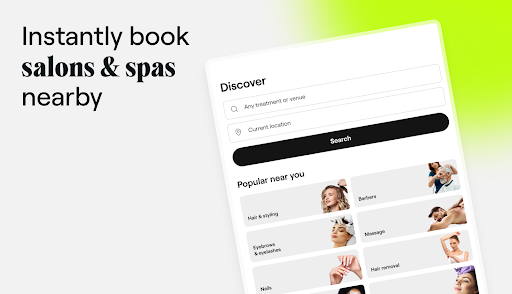 Fresha for customers screenshot