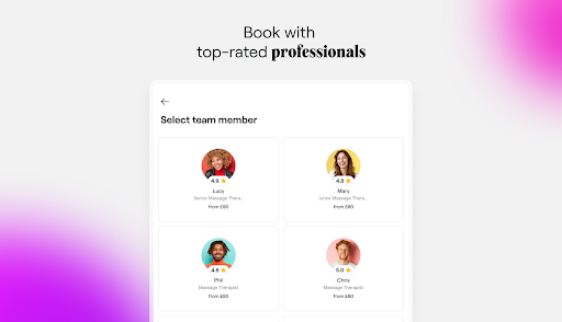 Fresha for customers screenshot