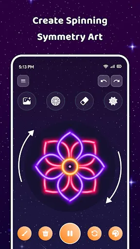 Magic Wheel - Spin Art Drawing screenshot