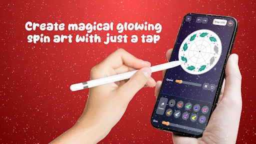 Magic Wheel - Spin Art Drawing screenshot