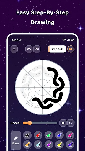 Magic Wheel - Spin Art Drawing screenshot