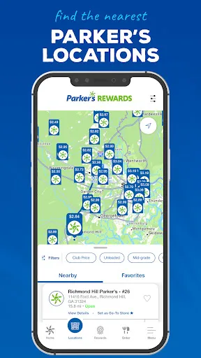Parker's Rewards screenshot