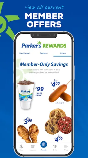 Parker's Rewards screenshot