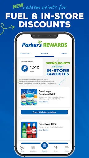 Parker's Rewards screenshot
