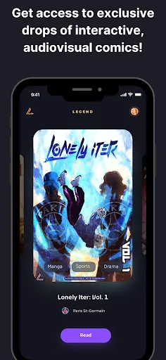 LegendHQ Audiovisual Comics screenshot