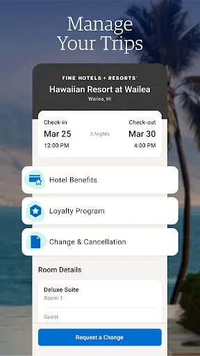 Amex Travel screenshot