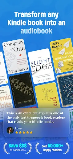 AudioBooks Unlimited to Kindle screenshot