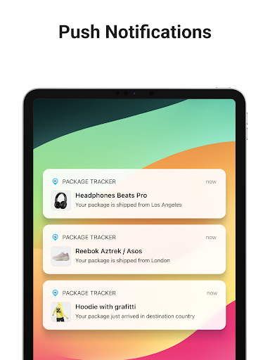 Package Tracker - pkge Mobile screenshot