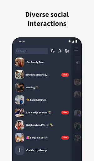Fambase: Live & Group Chat screenshot