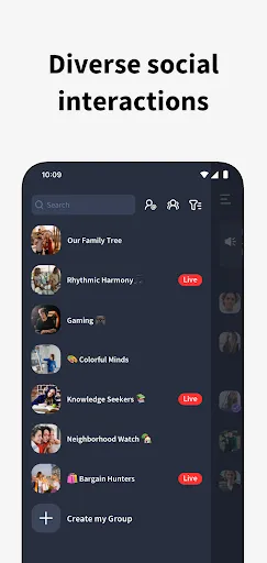 Fambase: Live & Group Chat screenshot