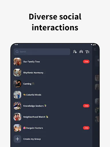 Fambase: Live & Group Chat screenshot