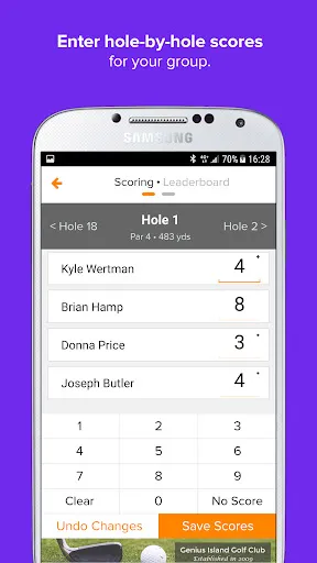 Golf Genius screenshot