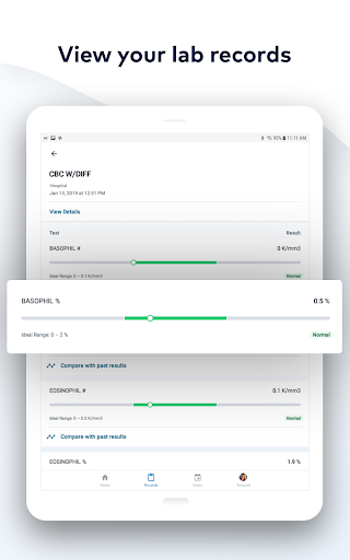 MyHealthONE screenshot