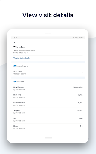 MyHealthONE screenshot