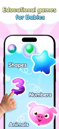 Baby Balloons pop screenshot