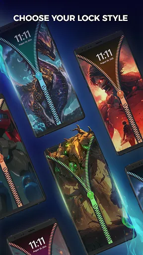 Zip Lock Screen & Wallpapers screenshot